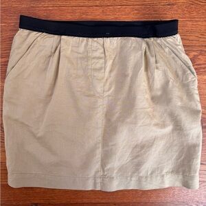 See By Chloe Tan and Black Mini Skirt